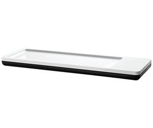 HAN 17650-32, i-Line pen tray. Elegant, attractive accessory, premium quality in high-gloss finish with magnet, white-black
