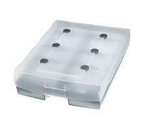 HAN 1x business card box VIP XXL translucent gray DIN A8 2200 cards
