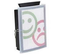 HAN Aktionsbox with Einwurf 4102 IMAGE'IN black (B x H x T) 260 x 375