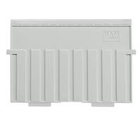 HAN 9025-11, Support plate A5 landscape, for HAN card index trays and card index boxes, pack of 5, light-grey