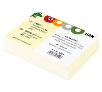 HAN 9812, CROCO Record Cards. Sturdy cardboard, printed in colour, A8 landscape, 10 packs of 100 cards each, yellow