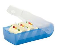 HAN 997-643, CROCO Flashcard Index Box. For learning vocabulary in an ingeniously simple way, A7, translucent blue