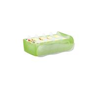 HAN 998-603 CROCO Card index box Green Translucent holds 500 A8 la...