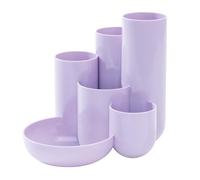 HAN Campus 17480-887 Desk Quiver with 5 Tubes and 1 Small Parts Bowl Pastel Purp