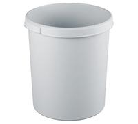HAN Classic Waste Paper bin - 6 Pieces, Volume 30 litres, Attractive Design, Chic and Stable, Light Grey, 1834-11