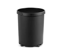 HAN Classic XXL Waste Paper Bin - 4 Pieces, Volume 50 litres, Attractive Design, Chic and Very Sturdy, with Recessed Grips, Black, 1836-13