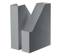 HAN i-Line 16501-191 Magazine File Pack of 2 Elegant Modern High-End File Folder for Notebooks, Magazines and Folders up to A4/C4 Format Dark Grey
