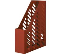 Han Klassik 76 x 248 x 320mm C4 Size Magazine File with Label - Red