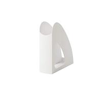 HAN Magazine File Re-Loop - 1 Piece, Say Yes to 100% Recycled Magazine Rack, Standing Folder, Modern, Young Design for DIN A4/C4 Documents, 76 x 239 x 256 mm, 16218-912, White