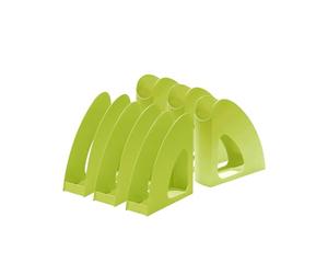 HAN Magazine File Re-Loop - 1 Piece, Say Yes to 100% Recycled Magazine Rack, Standing Folder, Modern, Young Design for DIN A4/C4 Documents, 76 x 239 x 256 mm, 16218-950, Lemon