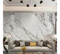 HAN MAN XIU 3D Wallpaper with Gray and White Marble Texture wall Painting for Living Room Sofa Background Home Decoration wall Art.