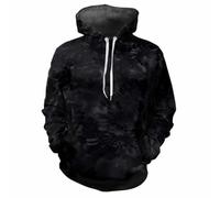 HAN MAN XIU Camouflage Print Hooded Sweatshirt for Boys and Girls - Relaxed Fit Long Sleeve Sweatshirt Top