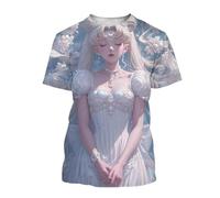 HAN MAN XIU Cartoon American Minion Warrior 3D Printed T-shirt Summer Boys and girls casual loose round neck short sleeve top