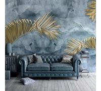 HAN MAN XIU Mural 3D Living Room Wallpaper Gold Leaf Gray Marble wall Covering Bedroom wall Art Decoration