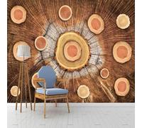 HAN MAN XIU Mural Wallpaper Three-Dimensional Abstract Wood Grain 3D wall Painting Living Room Sofa Bedroom Background Home Decoration Mural Art