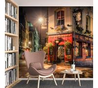 HAN MAN XIU Self Adhesive PVC Mural 3D Wallpaper Three-Dimensional Rectangular Gray Stripe Interior Background Wall Art Sticker Bedroom Living Room Wall Painting