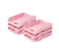 HAN Re-Loop 10298-886 Letter Trays 100% Recycled Pastel Pink