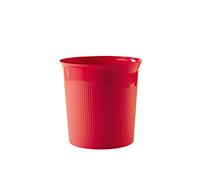 HAN Re-Loop 18148-917 Waste Paper Basket Sustainable and Environmentally Friendly 100% Recycled 13 Litre Volume Young Design Chic and Stable Red 6 Pieces
