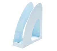 HAN Re-Loop Magazine File - Pack of 6 Say Yes to 100% Recycled Magazine Rack Standing Folder Modern Young Design for DIN A4/C4 Documents 76 x 239 x 256 mm 16218-884 Pastel Blue