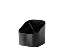 HAN Re-X-Loop Desk Organizer - Say Yes to 100% Recycled, Modern Young Design for All Stationery Supplies Black 17238-913