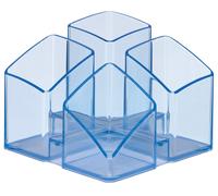 HAN Schreibtischköcher SCALA - eleganter Köcher mit 4 Fächern und Kartenständer.