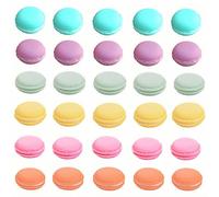 HAN SHENG 30 Pcs Cute Macaron Mini Storage Case Jewelry Box Case Container Earring Travel Organizer (Multicolor)