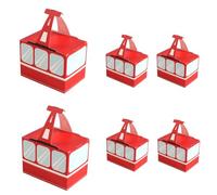 HAN SHENG 30 Pcs Hanging Cable Car Shaped Candy Boxes Paper Gift Boxes Wedding Favor Boxes Hanging Candy Boxes Packing Boxes for Wedding Christmas Birthday Party Ornament Container