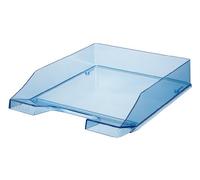 Han Standard C4 Size Stackable Letter Tray - Transparent Blue