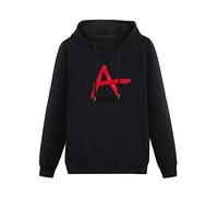 HAN XIANYAN A Pretty Little Liars Men Black Cotton Hoodies Print Unisex Sweatshirts M
