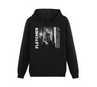 HAN XIANYAN Girl Of My Dreams Tour Fletcher Inspired Men Black Cotton Hoodies Print Unisex Sweatshirts 3XL
