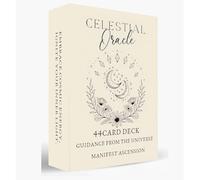 Han Yu Bowen Celestial Oracle Cards - Cosmic Affirmation Deck with Starry Universe Art, Intuition & Yes/No Guidance Cards for Manifestation, Spiritual Insight & Daily Reflection(3.14" x 4.72")