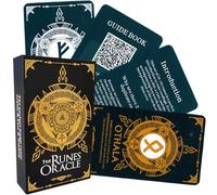 Han Yu Bowen Tarot Cards, Runes Oracle Cards, Dual Color, Beginner-Friendly, Age 180+