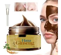 Hana Ginseng Face Mask,2024 New Korean Hana Ginseng Peel off Face Mask,Herbal Refining Peel-Off Facial Mask,Ginseng Mask Korean,Hana Ginseng Mask For Shrink Pores Improve Skin Vitality (1 Pcs)