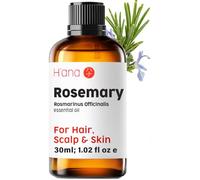 H'ana Rosemary Essential Oil for Aromatherapy, 30ml | DIY candle & soap making, hair & scalp care, fresh herbaceous scent, add drops to a diffuser, dilute before use