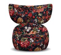 Hana Wingback Swivel EA Armchair Tokyo Blue/ Blue Velvet