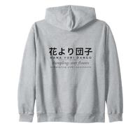 Hana Yori Dango Japanese Proverb Kanji Foodie Zip Hoodie