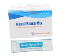 HANABASS 1 Box Nasal Rinse Salt Packets Non-iodized Finely Ground Instant Saline Wash for Nose Cleansing and Discomfort Relief Suitable for Adults Home Travel Use
