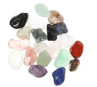 HANABASS 1 Box Natural Gemstone Teaching Crystal Stones Mixed Polished Semi-precious Rocks with Colorful Irregular Shapes for Geology Education Desk Decoration Science Model Student