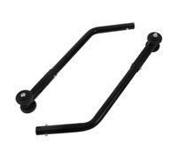 HANABASS 1 Pair Aluminum Alloy Anti-Tipper Wheelchair Castor Wheels Rear Replacement Caster Assembly Mobility Aid Accessory for Elderly Disabled Users Safety Stability Rollback Prevention