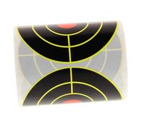 HANABASS 1 Roll Adhesive Splatter Shooting Targets Fluorescent Yellow Stickers for Archery Practice and Shooting Skills Assessment Compatible with Various Target Types