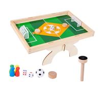 HANABASS 1 Set Board Game Table Football Flying Chess Compact Lightweight Chess for Interactive Family Fun Improves Logic Reaction Skills