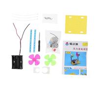 HANABASS 1 Set DIY Science Education Kit for Wind Generator Assembly Model No Battery Electric Learning Tool for for Ages Inspires Creativity Physics Understanding