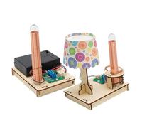 HANABASS 1 Set DIY Wireless Power Transfer Kit Educational Science Experiment Tool for Engaging Stem Assembly Set for Beginners Stimulate Creativity and Curiosity for Home Science Projects