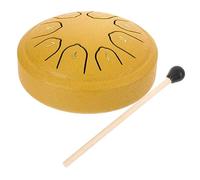HANABASS 1 Set Steel Tongue Drum Chic Percussion Instrument for Adults Durable Handpan with Drumsticks for Music Therapy Creative Play