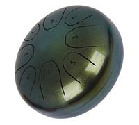 HANABASS 1 Set Steel Tongue Drum Colorful Percussion Instrument with Mallet for Adults Durable for Meditation and Music Therapy