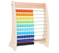 HANABASS 1 set Wooden Abacus for Educational Math Teaching Tool Safe Bead Addition Subtraction for Preschool and Elementary School Use
