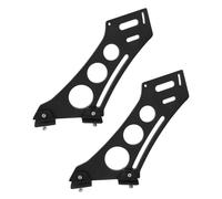 HANABASS 10 Inch Alloy Car Rear Wing Mount Brackets Universal Trunk Racing Tail Spoiler Support for Automotive Exterior Accessories