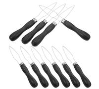 HANABASS 10 Pcs Button Hook Tool with Non-Slip Handle, One-Handed Shirt and Jeans Button Fastener Dressing Aid for Seniors, Arthritis, and Disabled - Adaptive Clothing Helper for Daily