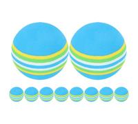 HANABASS 10 Pcs Rainbow Cat Toy Balls Soft Eva Foam Balls Small Dogs Puppies Toy Balls Activity Chase Quiet Play Sponge Ball for Cat Puppy Kittens