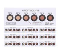 HANABASS 10 Pcs SMD Humidity Indicator Card Moisture Indicator Reusable Easy Installation 6-Point SMD Technology Humidity Monitoring Electronic Components PCB Packaging